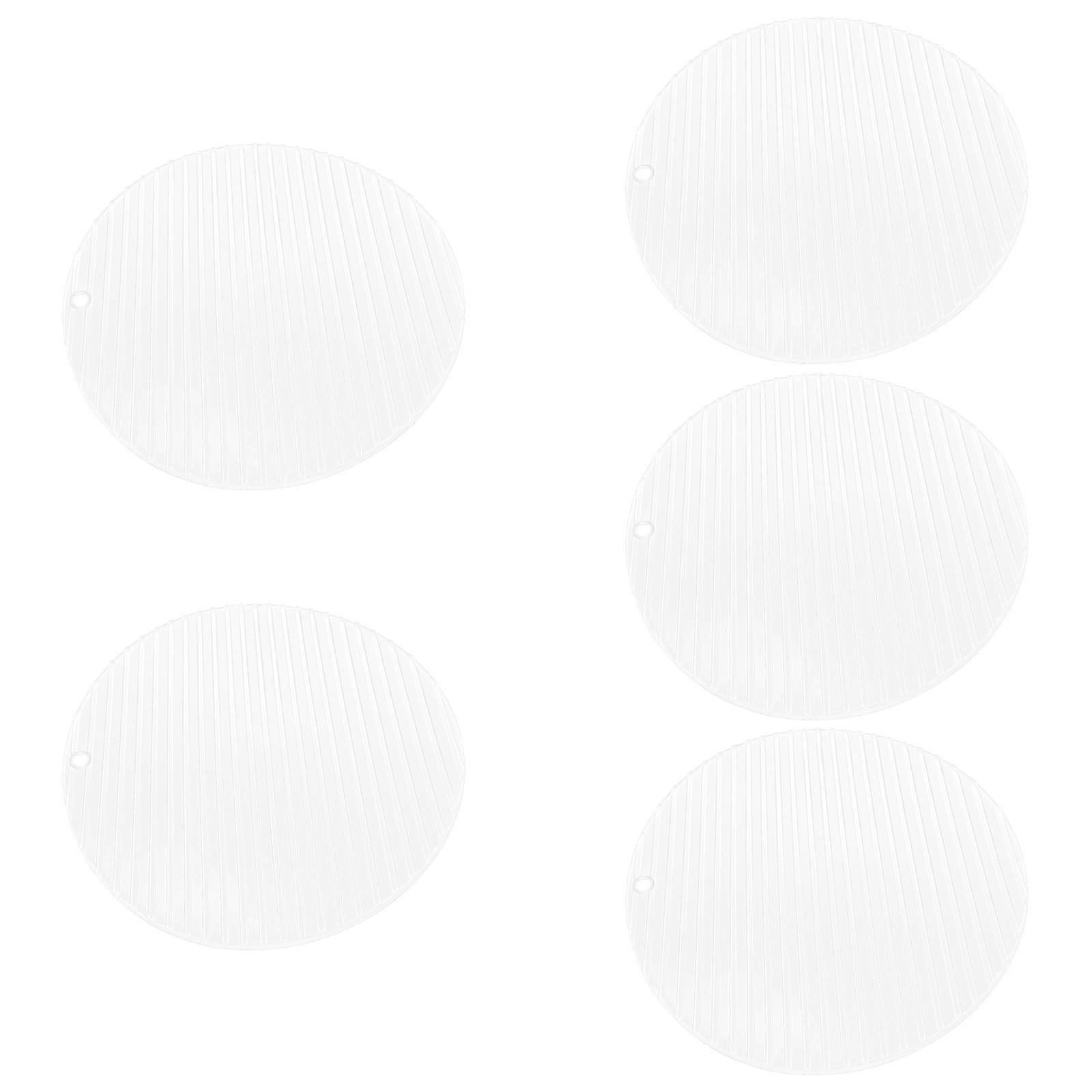 Dumpling Board Tray Serving Tray Kitchen Supplies Transparent 32.50X32.50X0.70CM Storage 5Pack