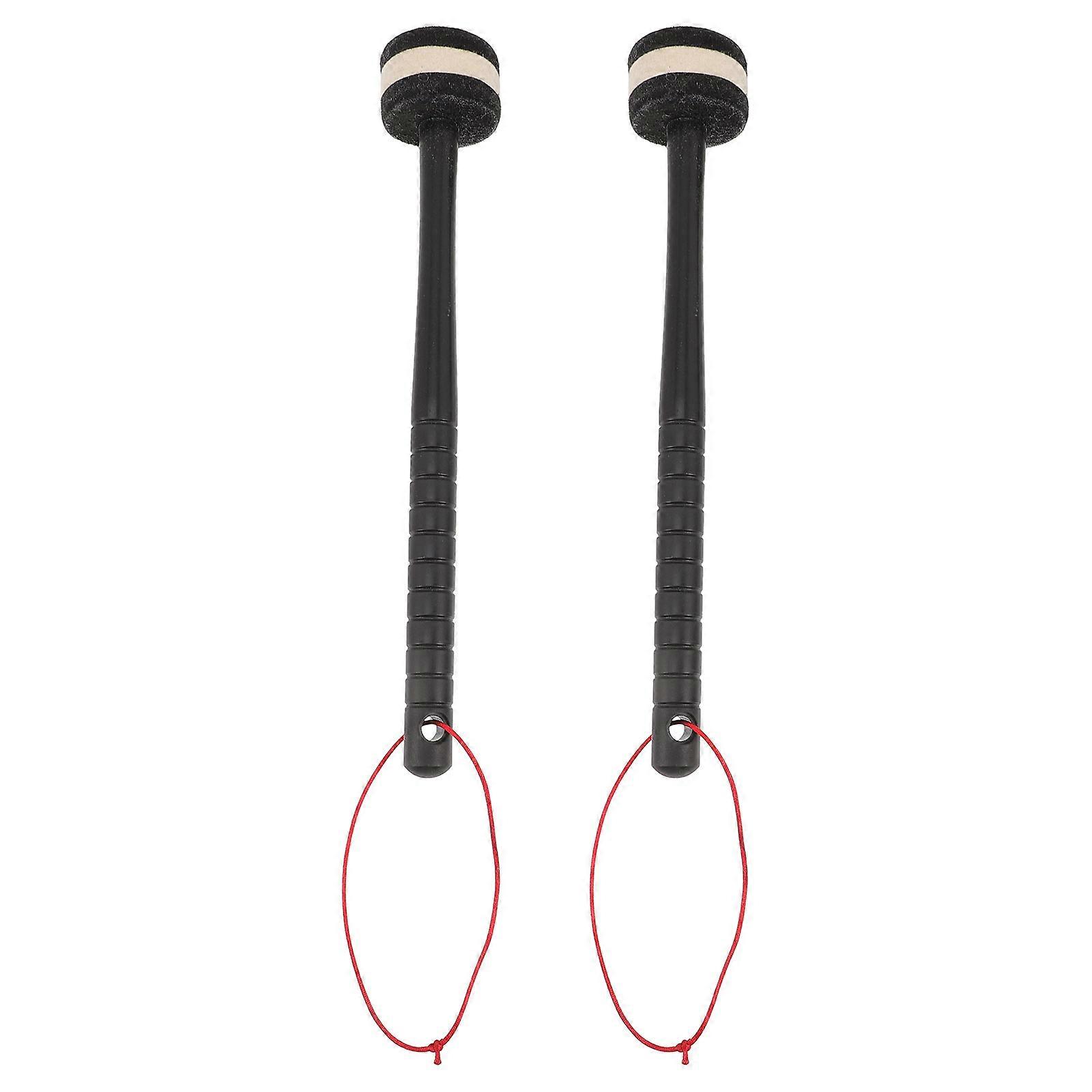 Bass Drum Mallet Drum Stick for Musical Performance 5Pairs Black