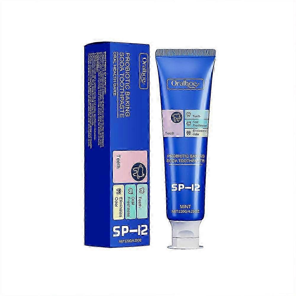 Probiotic Baking Soda Toothpaste,Teeth Whitening 120G