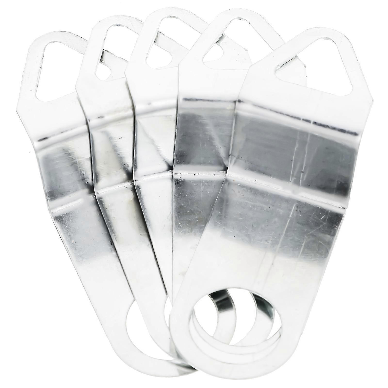 Wall Clock Movement Hook for Hanging 10Pcs Battery Powered Silver Alloy