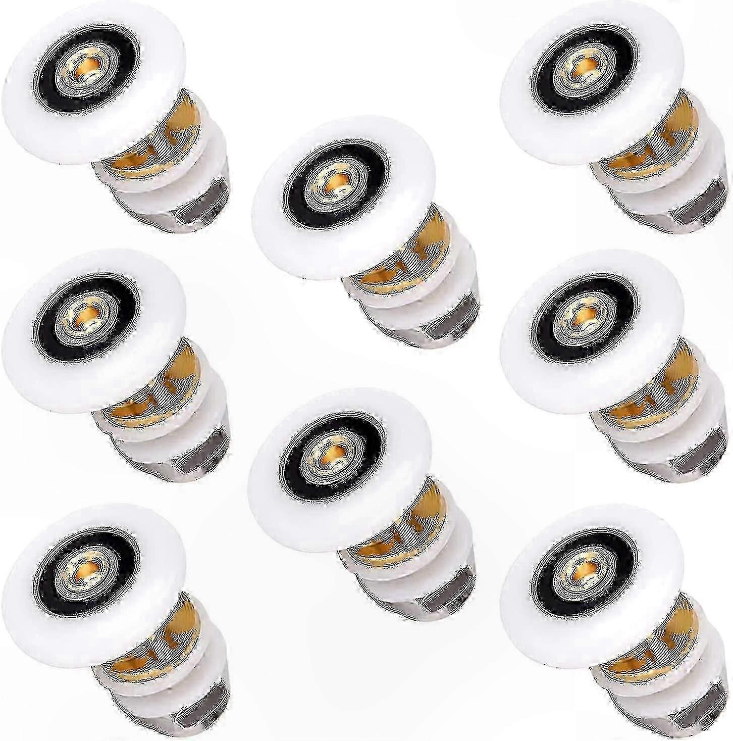 8-Pack 27mm Shower Door Rollers for Smooth Sliding Replacement