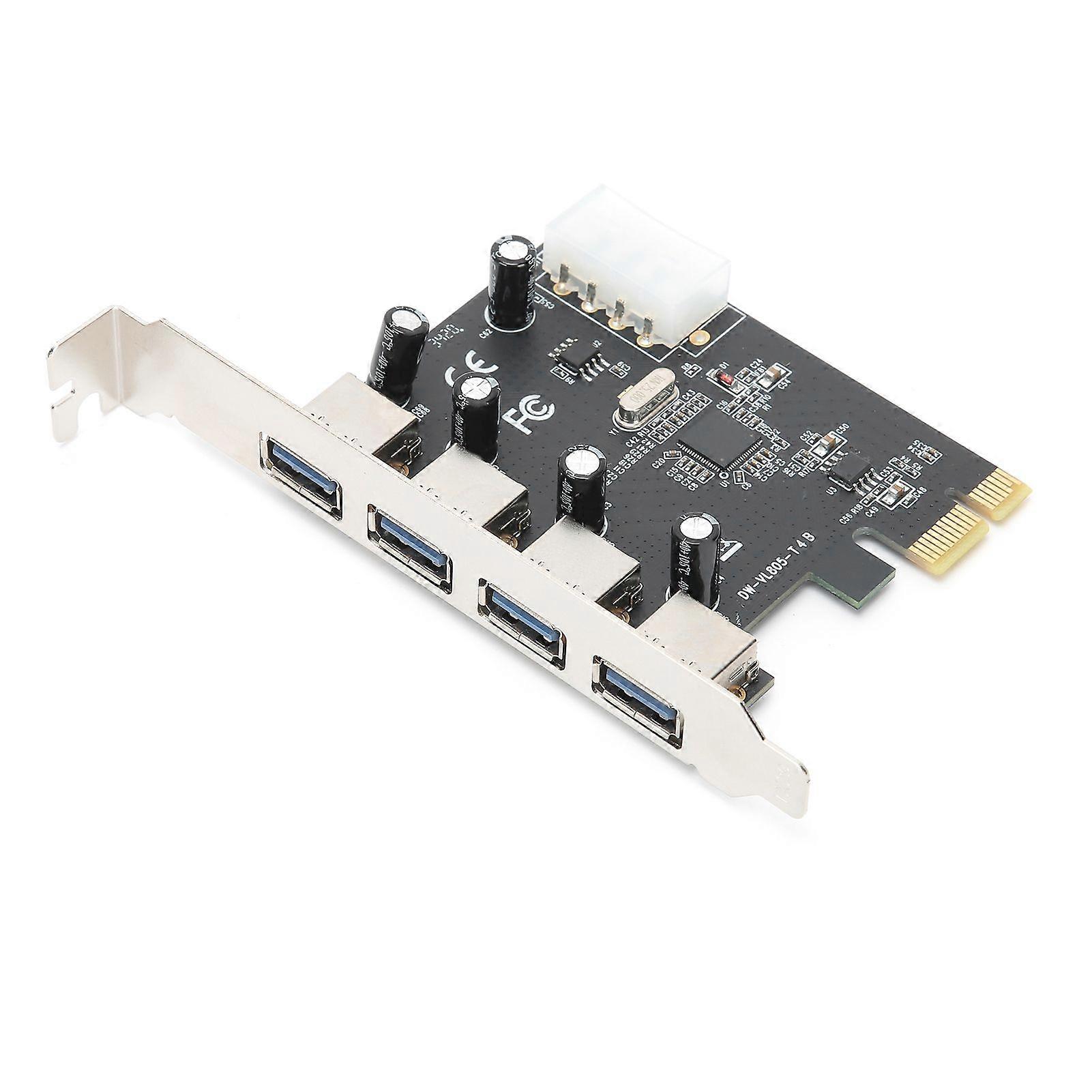 4 Port USB 3.0 PCI Express to USB 3.0 PCIe Card USB3.0 Converter NEC Adapter
