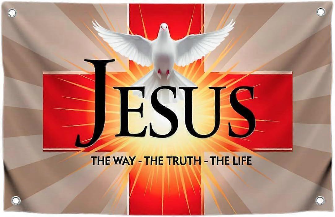 Ft Christian Flag Jesus The Way UU 0727