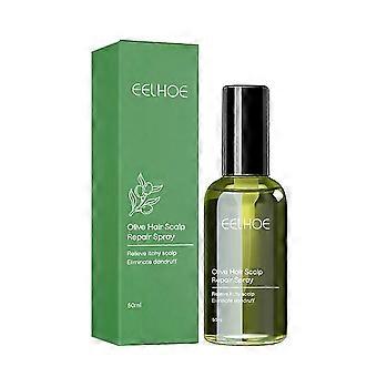 EELHOE Olive Scalp Repair Essence relieves scalp redness, itching, acne, repairs hair follicles, relieves itching, and thickens hair