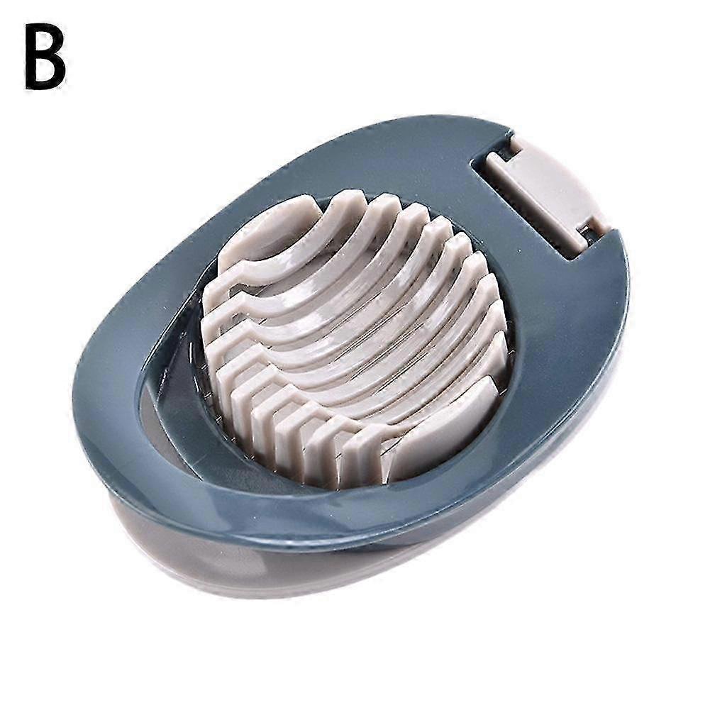 Effortless Egg Slicer for Hard Boiled Eggs Mushrooms and Strawberries Quick Clean ABS Kitchen Tool 25-26