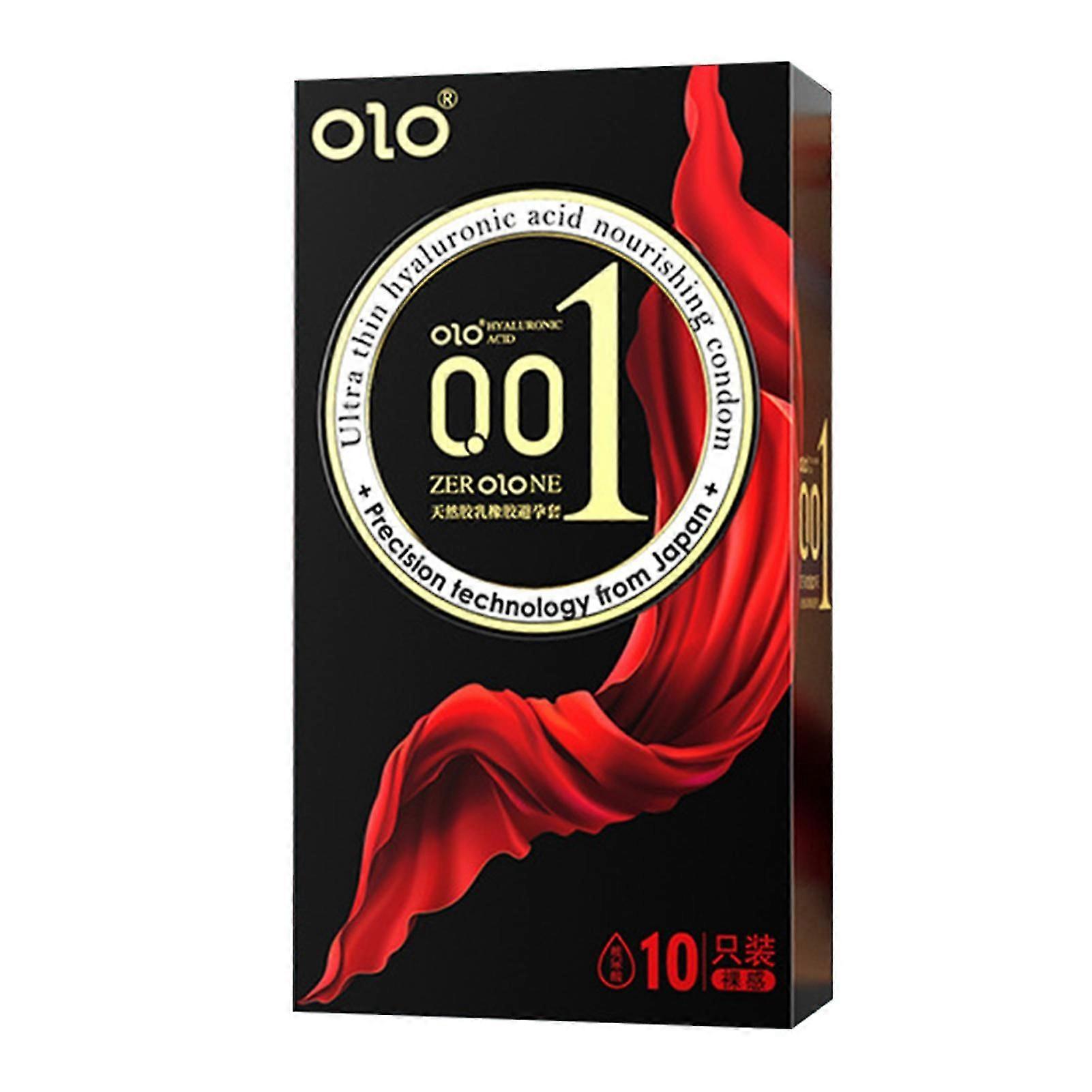 10pcs Ultra Thin Super Lubricated 001 Extra Lubricated Condoms_c*