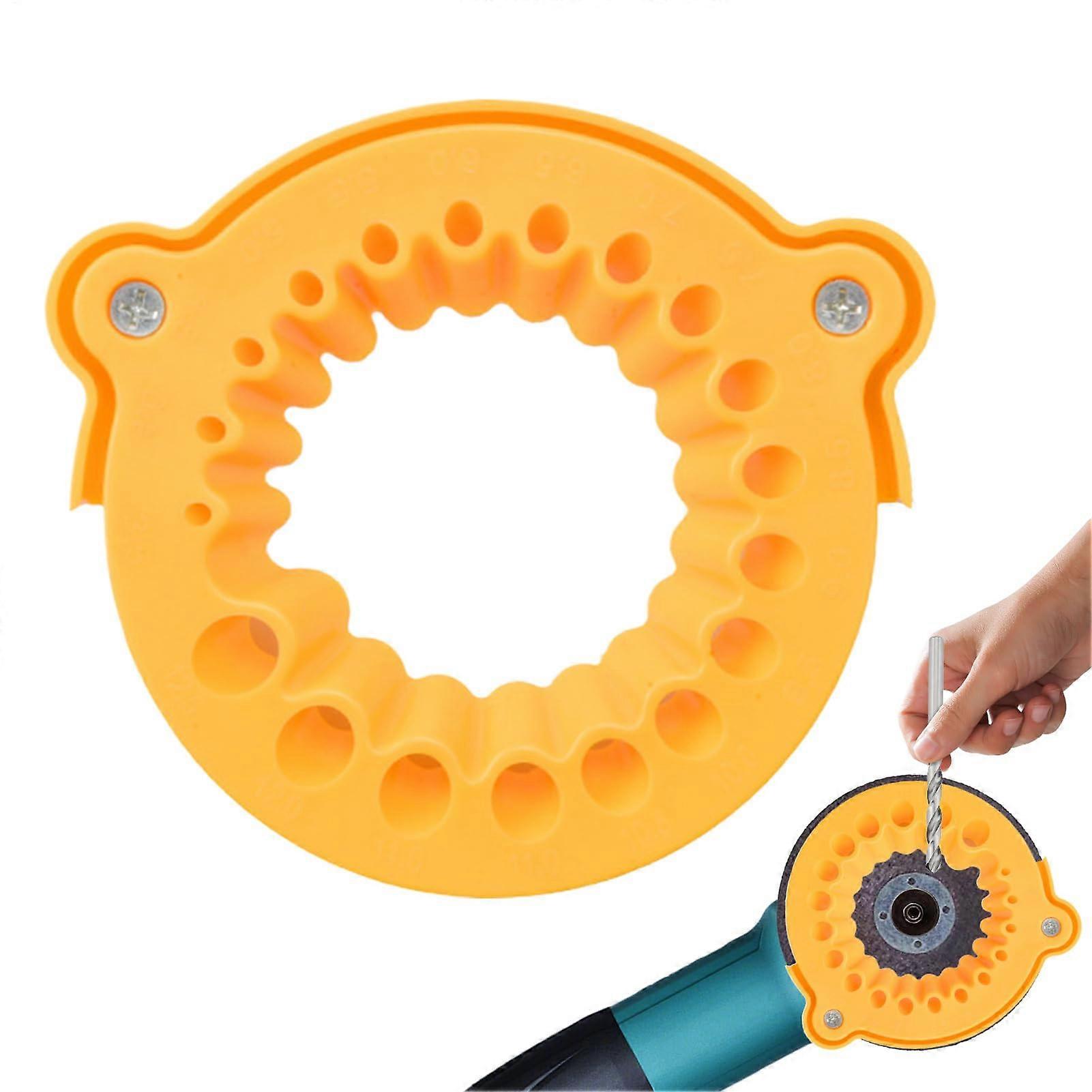 Bit Sharpener for Drill, Power Drill Bit Grinding Attachment, Heavy Duty Sharpener for Metalworking and Woodworking, Fit