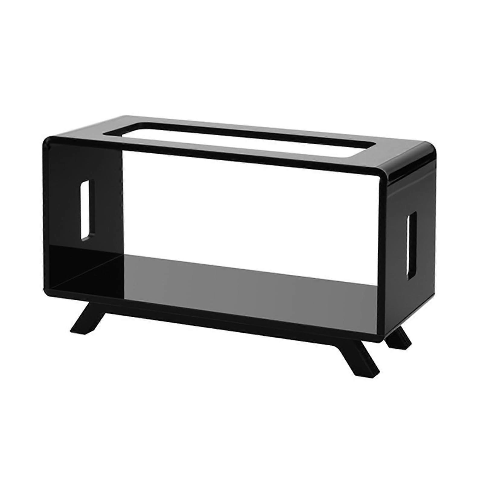 Acrylic Table Holder Display II Model Portable Tabletop Organizer And Showcase Stand Black