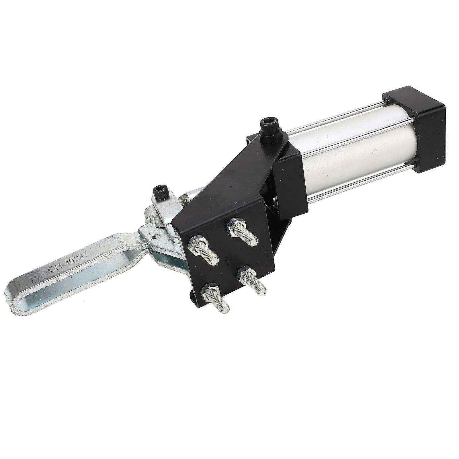 Pneumatic Cylinder Clamp 500Kg Air Hold Down Black Silver
