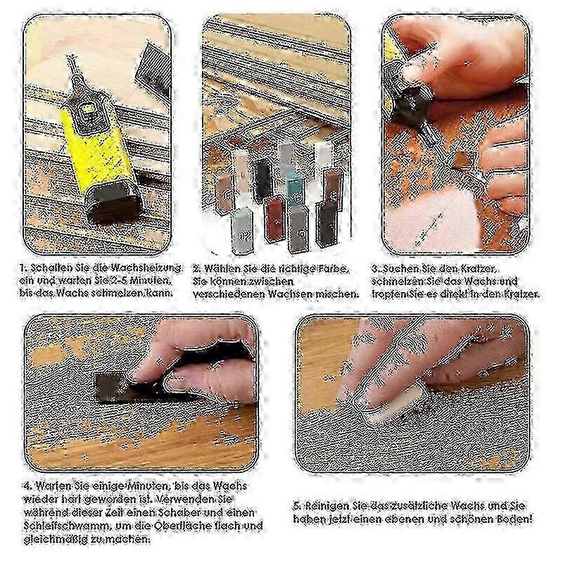 Ceramic tile repair kit for chips and cracks - 11.fks color set