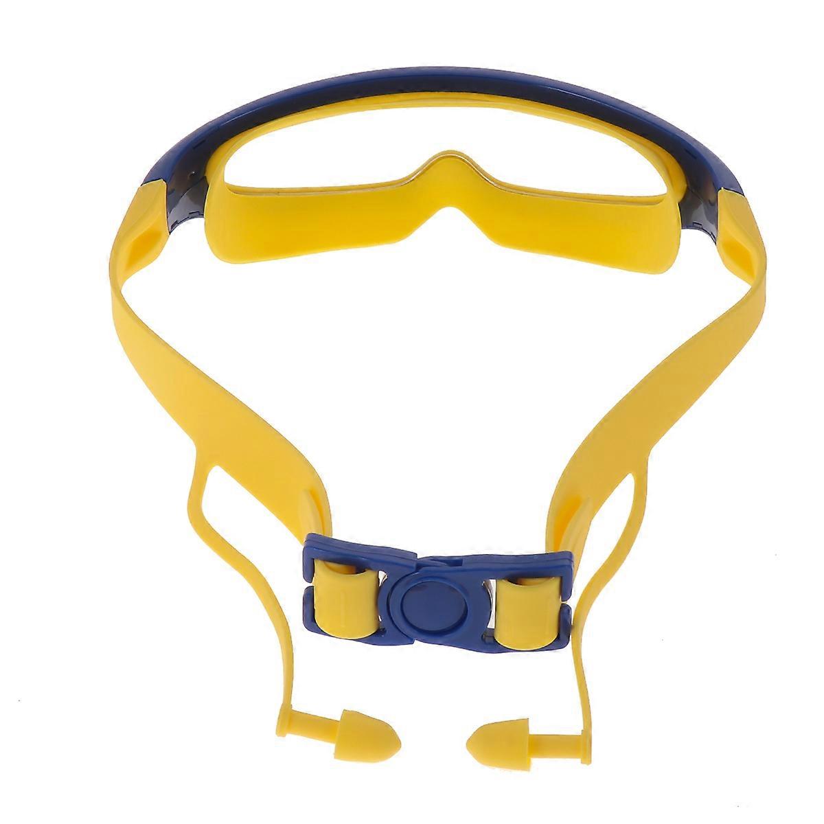 Swimming Glasses Kids Swim Goggles with Earplug for Swimming Use 1Pcs Blue