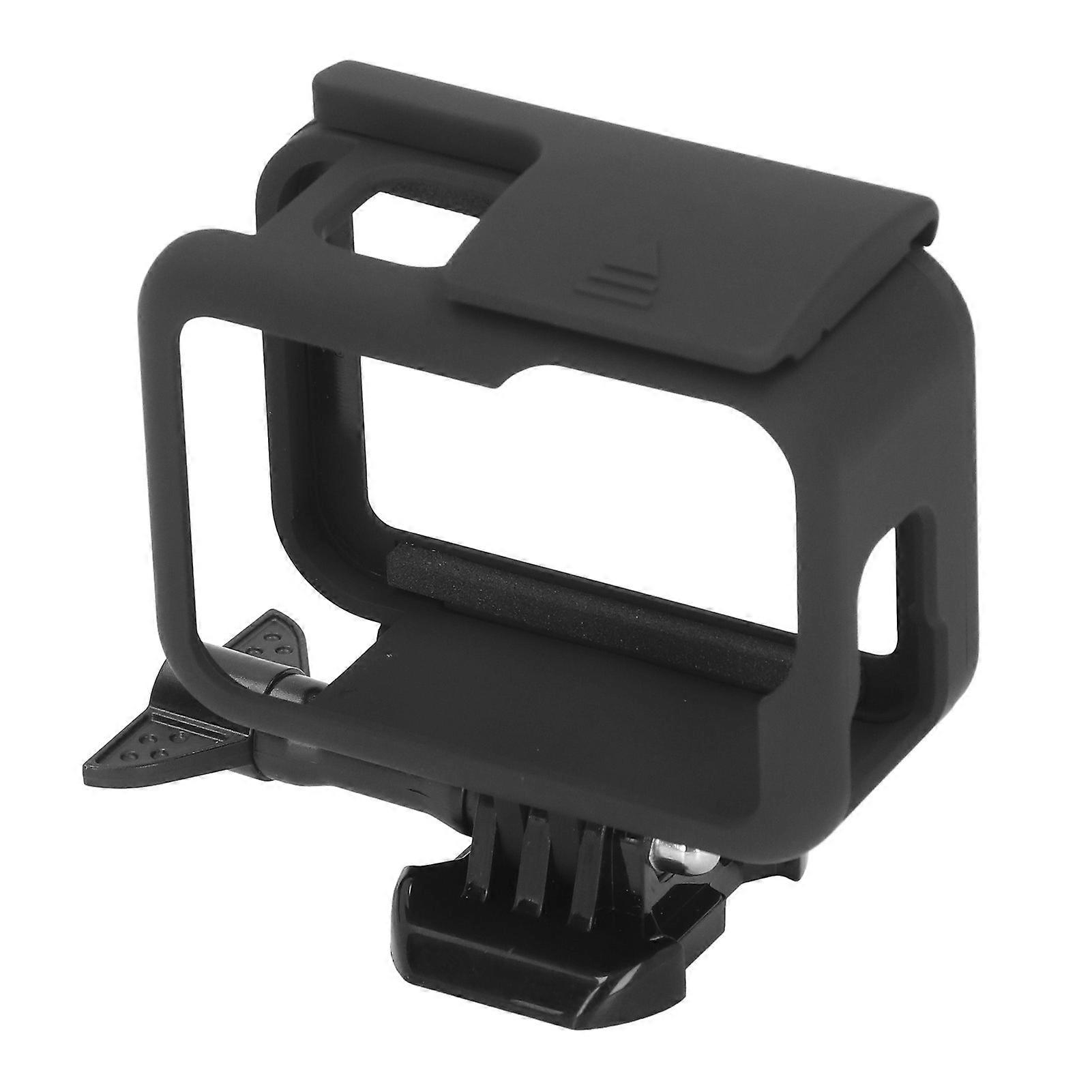 Action Camera Frame Mount Protective Anti Fall Action Camera Frame Housing Case with Lens Cap Action Camera Accessories 