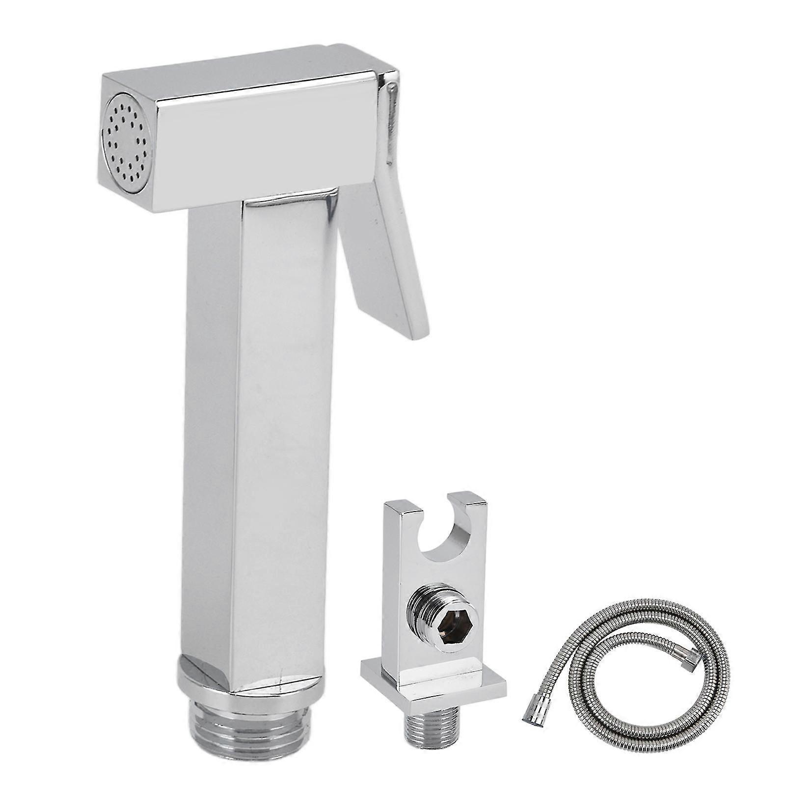 High-Quality Bidet Sprayer for Personal Hygiene, Adjustable Pressure Stainless Steel Handheld Attachment for Toilet with Multiple Uses