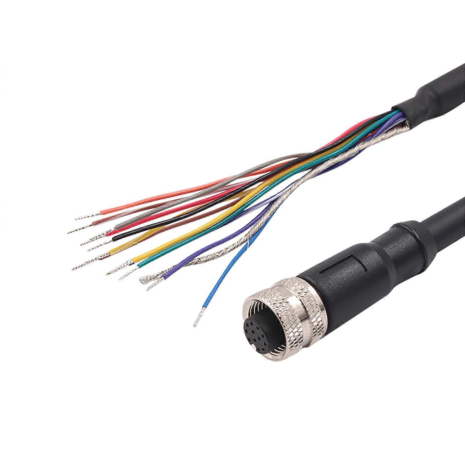 CCB-PWRIO-02 Camera Triggering Power Cord Energy Transfer Power Supply Cable Replacement for Industrial Camera Multicolor