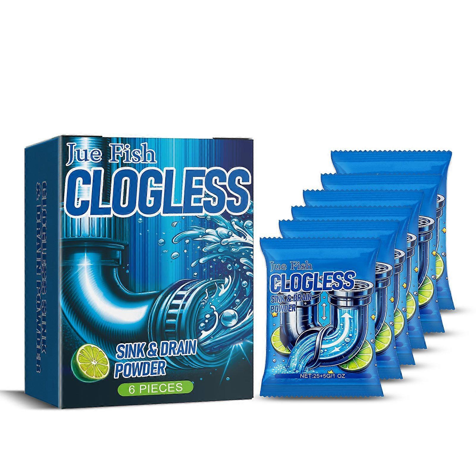 Pipe Unclogging Powder Contains Sodium Hypochlorite And Lemon Extract