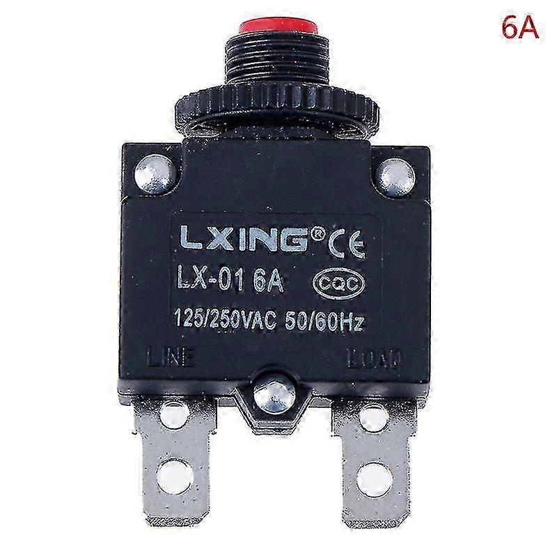 Circuit Breaker Overload Protector Switch Fuse 3A 4A 5A 6A 8A 10A 15A 20A 30A HFMQV