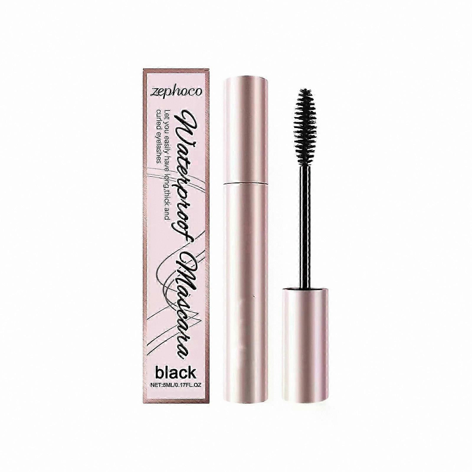 Waterproof Mascara for Natural Curl and Long-Lasting Charm, Enhances Eyelash Extensions