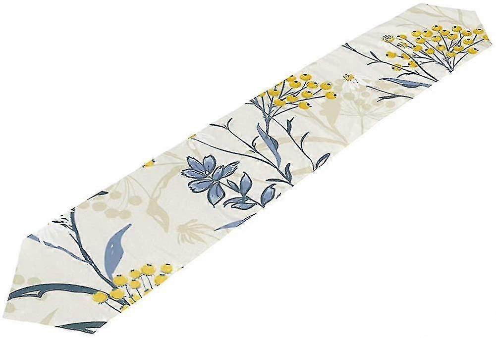 Autumn Table Runner Placemat 13x70 In . Printed Table Linen Cloth Rectangular Fo