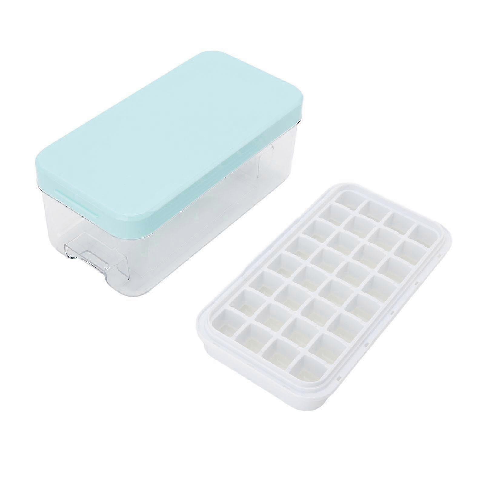 Ice Cube Tray Single Layer with Lid and Ice Storage Box Silicone Ice Maker Mold for Home Kitchen 2025