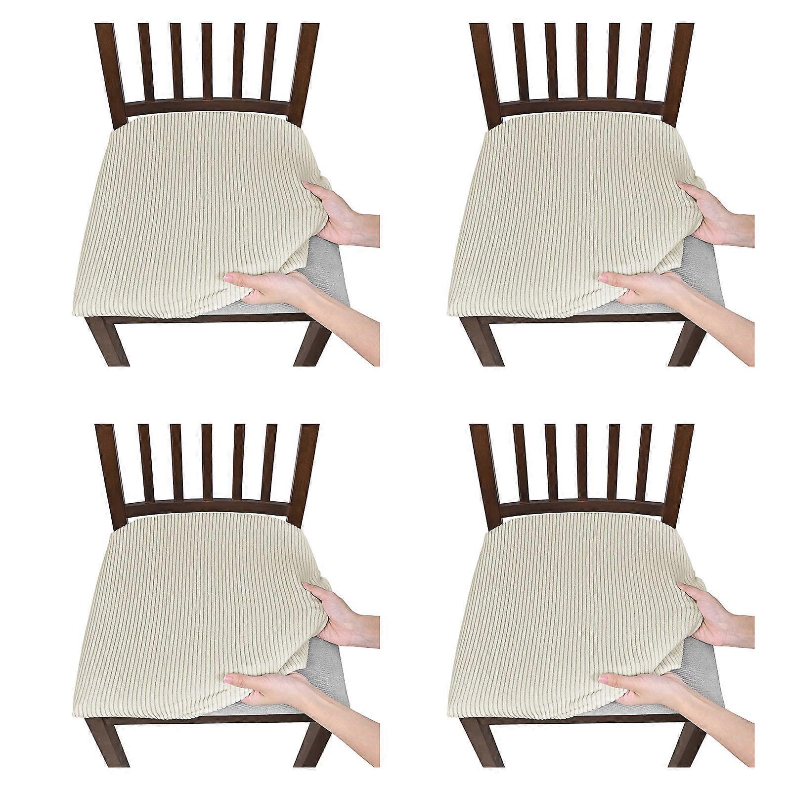 4 Spillproof Stool Cover Stretchable Polyester Materials Soft Waterproof Designs Polyester Blend  Sensitive