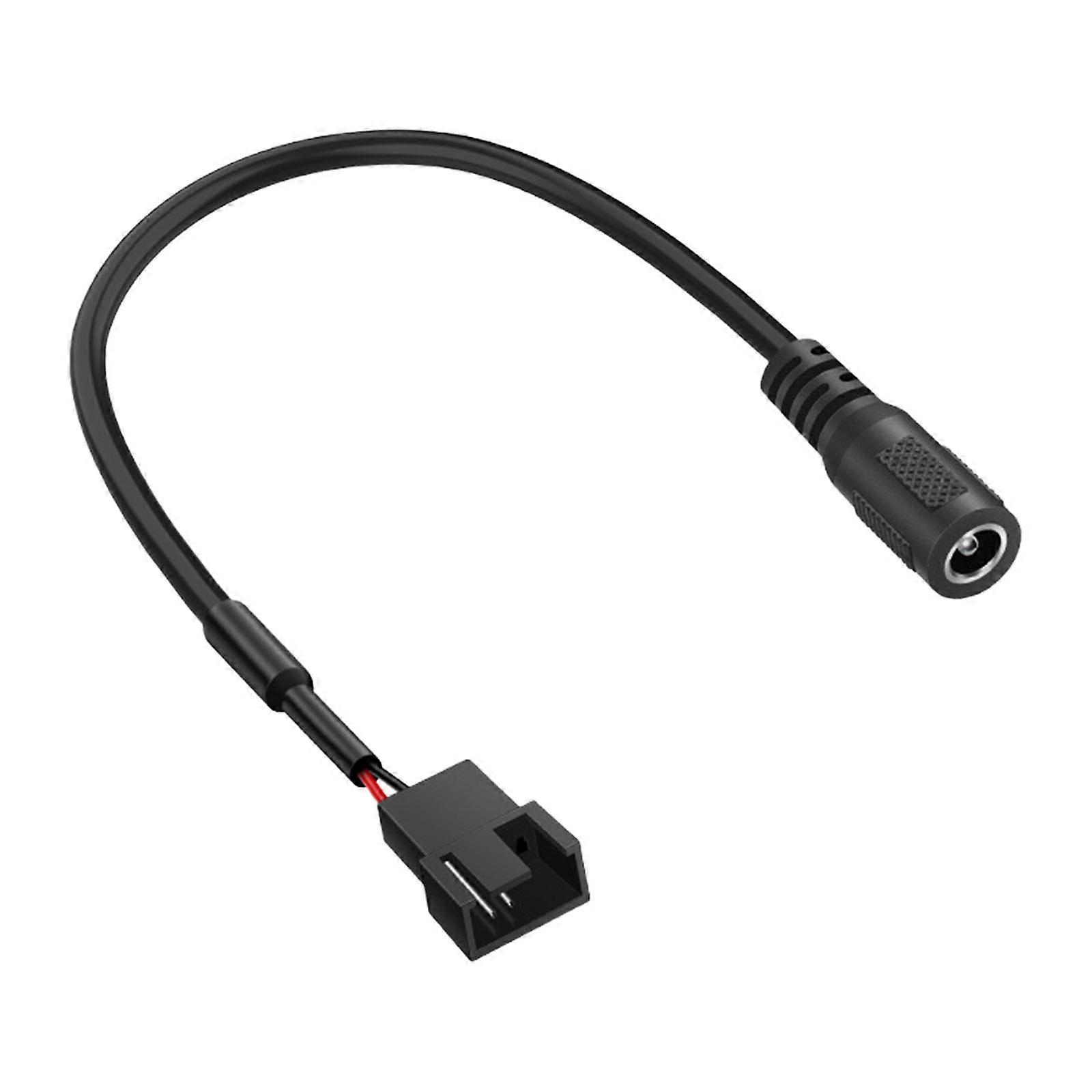 4Pin Frame Fan Power Extension Cord With 12V/9V/5V Input For Computer Net Equipment Refrigerating Multicolor