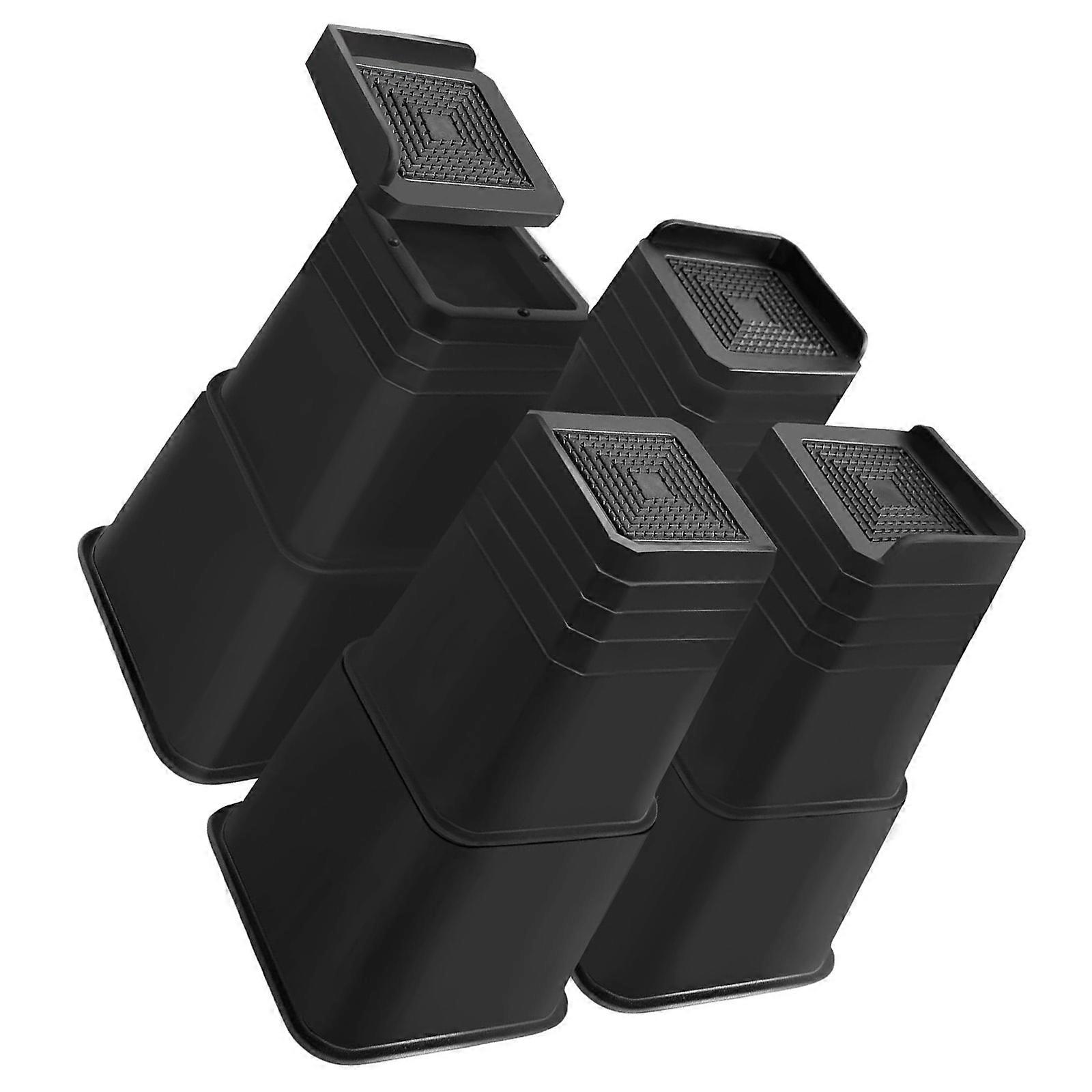 Bed Frames Extenders Slip Resistant Design Protective Floor Pads Height Customization Furniture Risers Multicolor