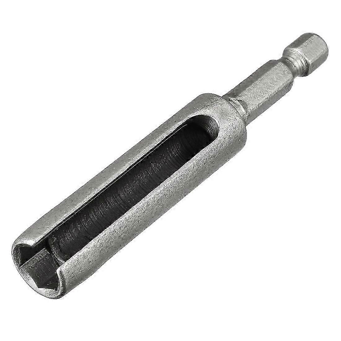 10mm Nut Driver, 1/4Inch QuickChange Hex Shank, Slotted Drill Bit Socket Wrench Tool, 4Inch Length 25-26