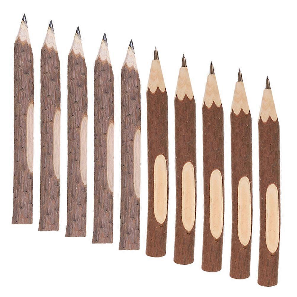 Wooden Ballpoint Pens for Writing 10Pcs Rustic Tree Branch Twig Set