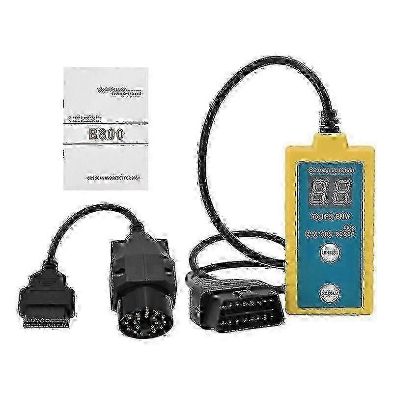 E36 E46 E34 E38 E39 Z3 Z4 X5 SRS Airbag Scanner and Reset Tool Safety Seat Reset Auto Diagnostic Tools for B800 Models from 1994 to 2003 Year