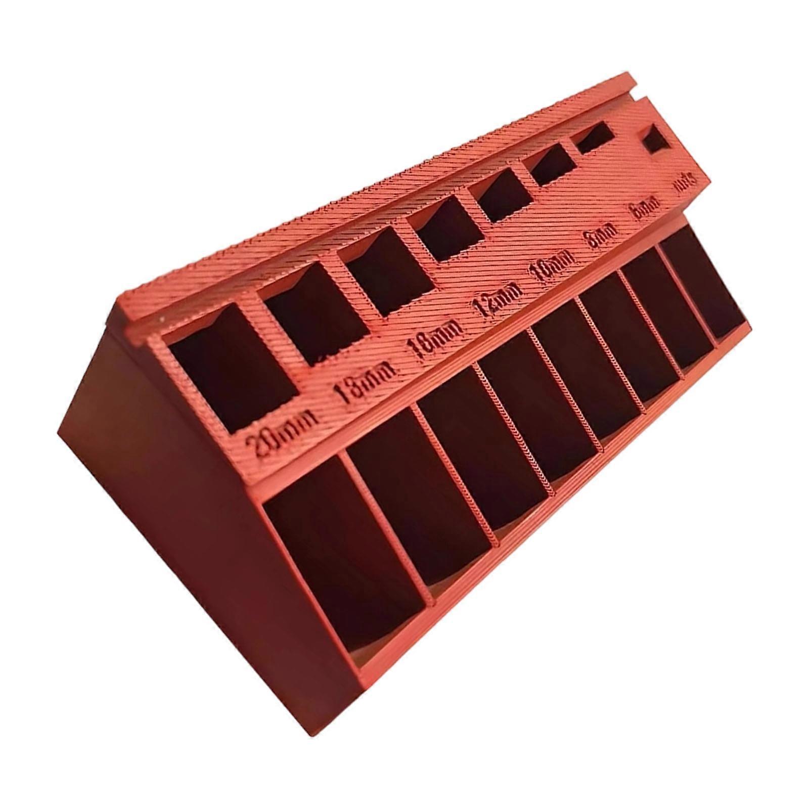 Multiple Functional Screw Storage Planner Thin Plan For Garage And Set  Red