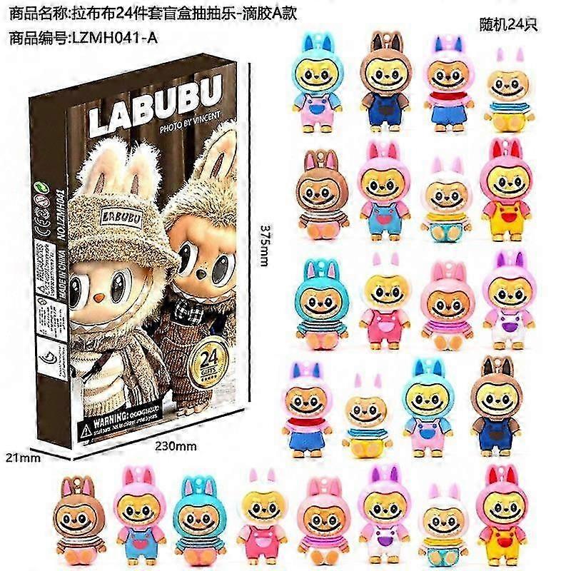 24pcs blind box Christmas advent calendar gift box Minecraft building block toys countdown small ornaments