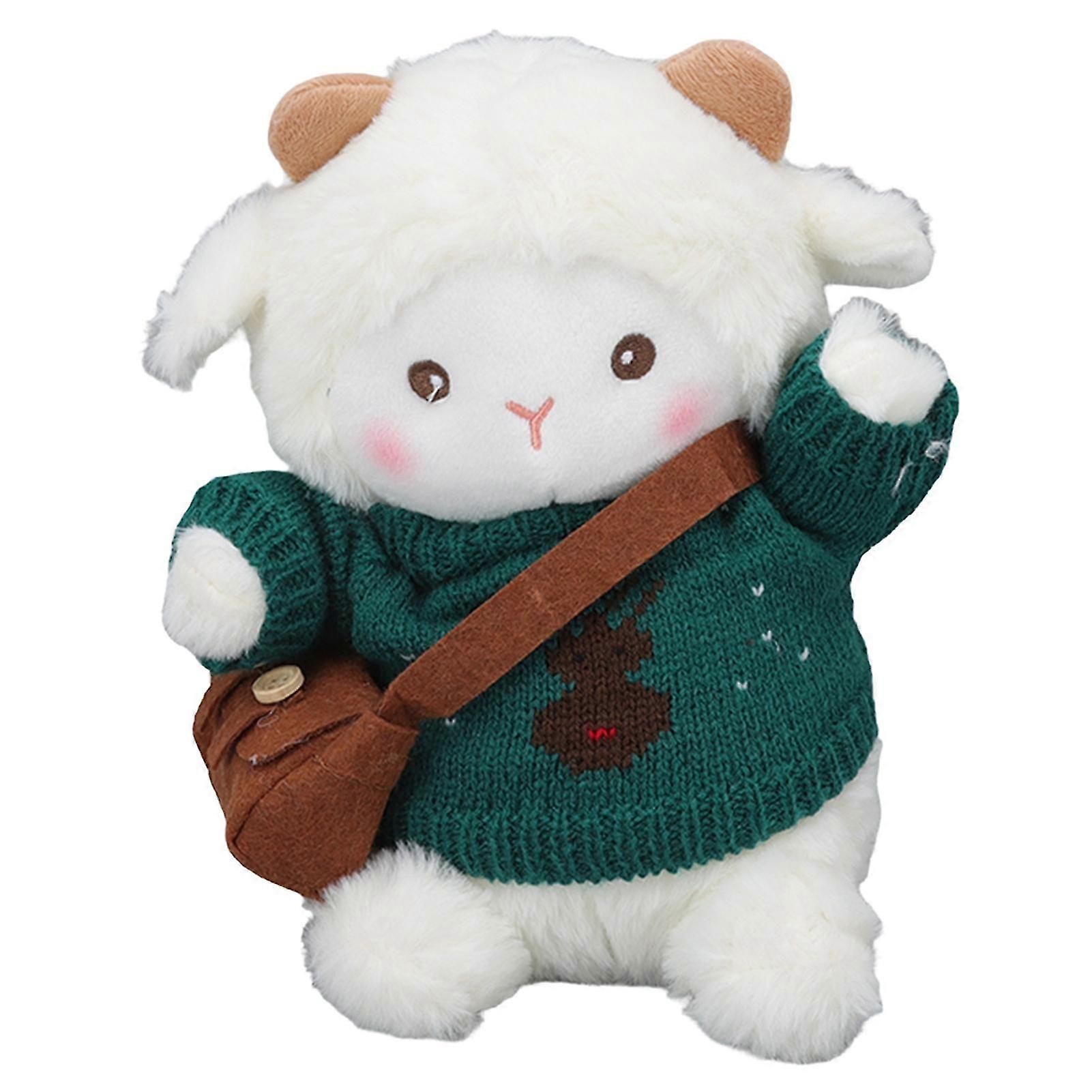 Cute Animal Plush Sheep for Kids Room with Skin-Friendly Soft Fabric and Gentle Texture