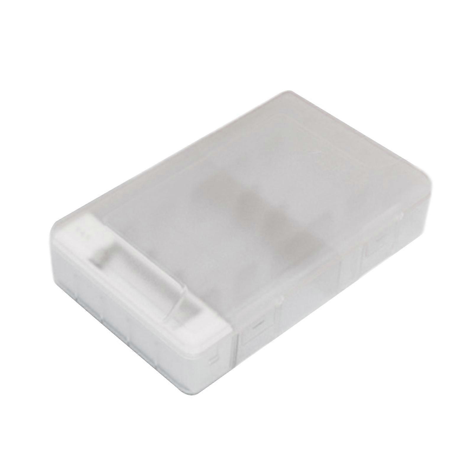 Battery Organizers Case For Double/Trible A Batteries Storage Box With Tester Function, Large Capacity Clear Storage Box Multicolor