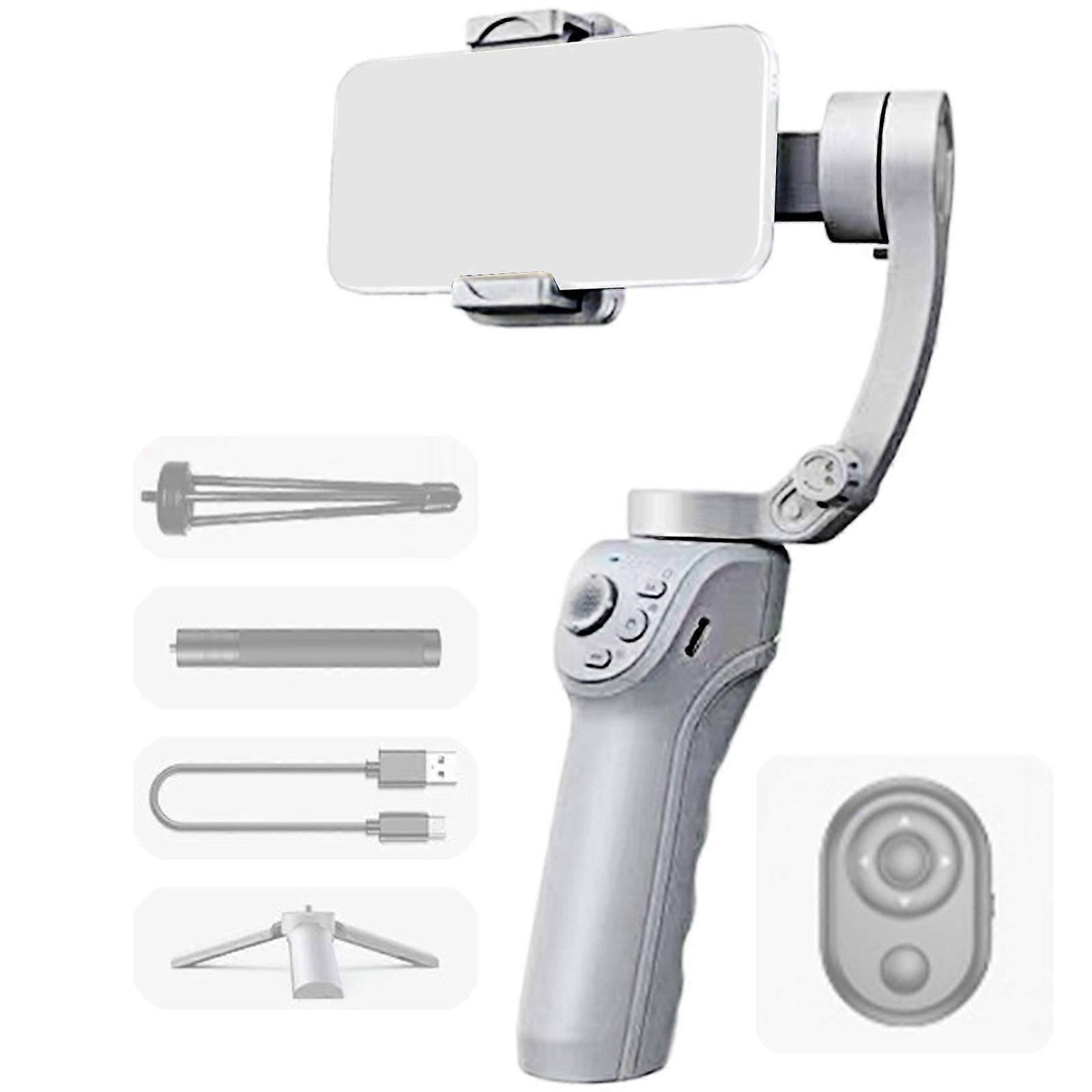 High Capacity 3Axis Camera Stabilizers AI Recognition 1000LM Fill Light Compactly Design For Travel Adventure Photo Multicolor