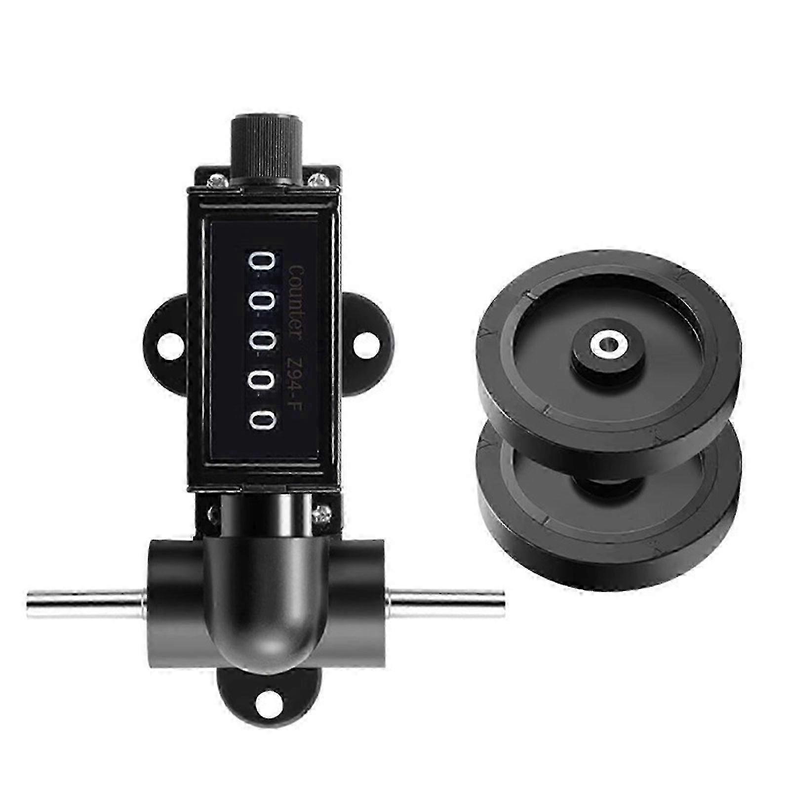 Meter/Yard Counter Measurement Meter Metal Shell Rolling Wheel Mechanical Measurement Meter Roller Type Meter