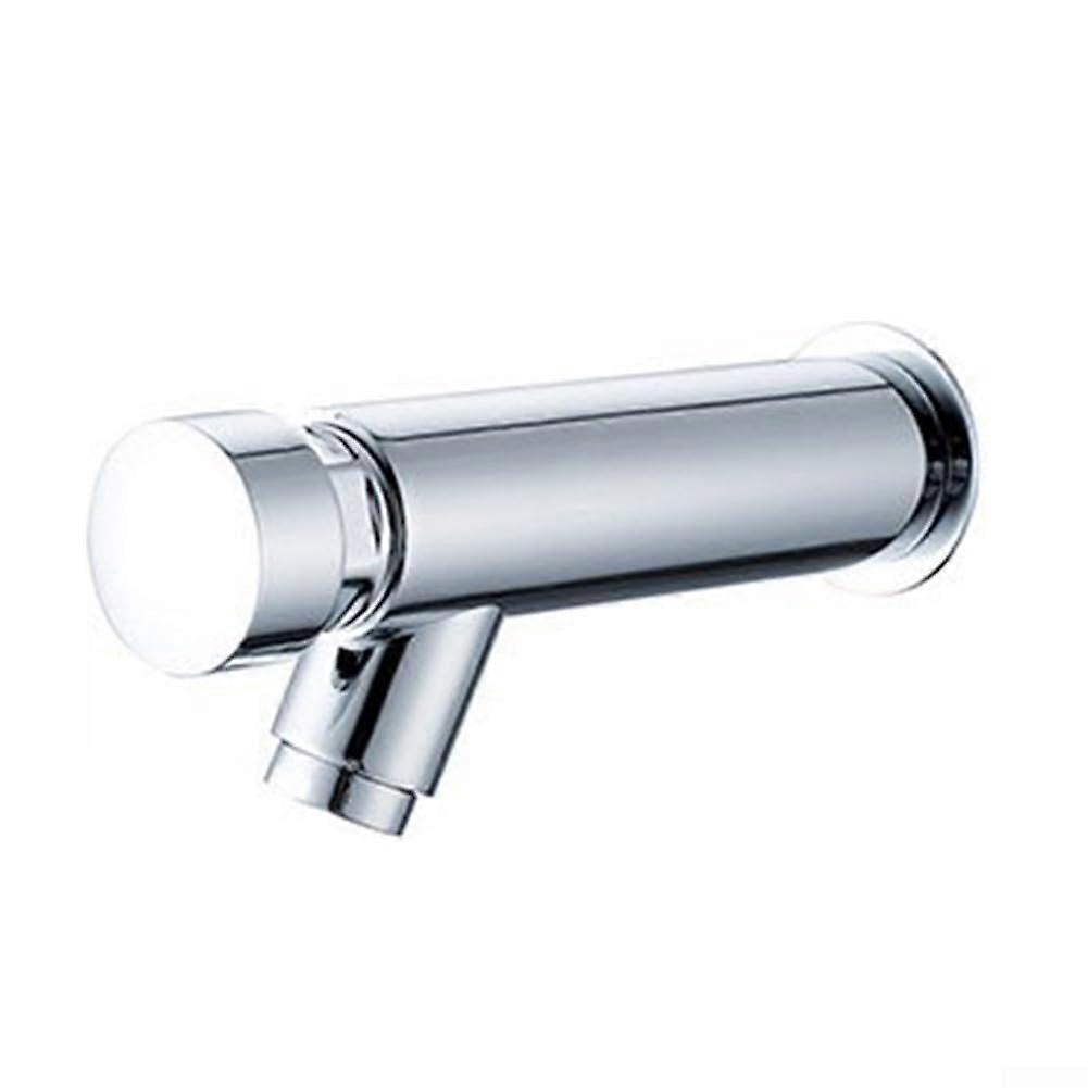 Brass WallMounted Basin Tap PushToClose SelfClosing Mechanism 48 Second WaterSaving Delay 2 cm