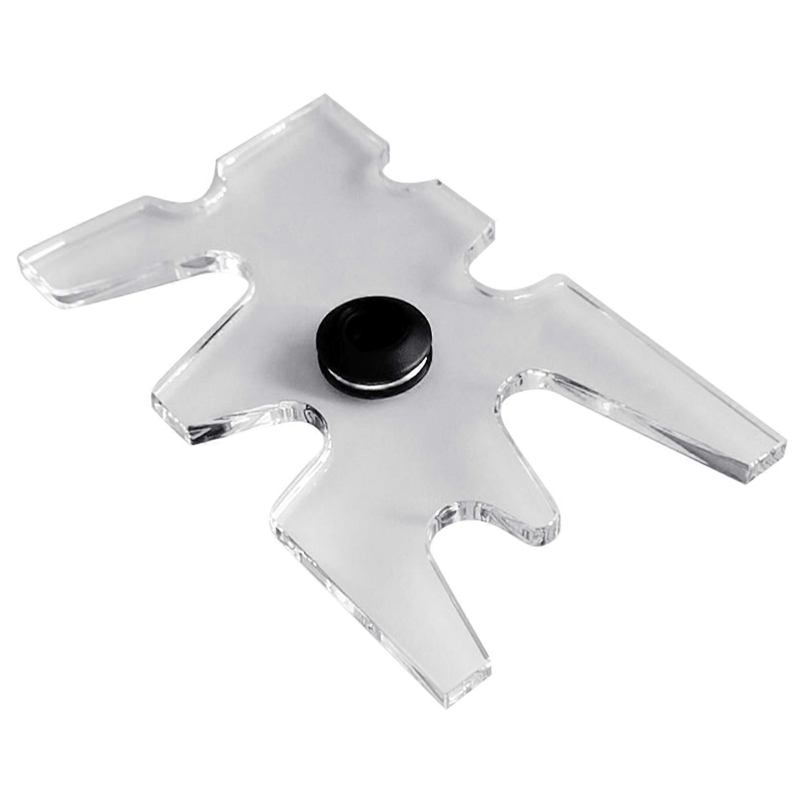 Snooker Billiards Cue Rack Acrylic Mooseheads Bridge Head Replacement Portable 7 Pool Cue Rack Pool Cue Accessorys Multicolor