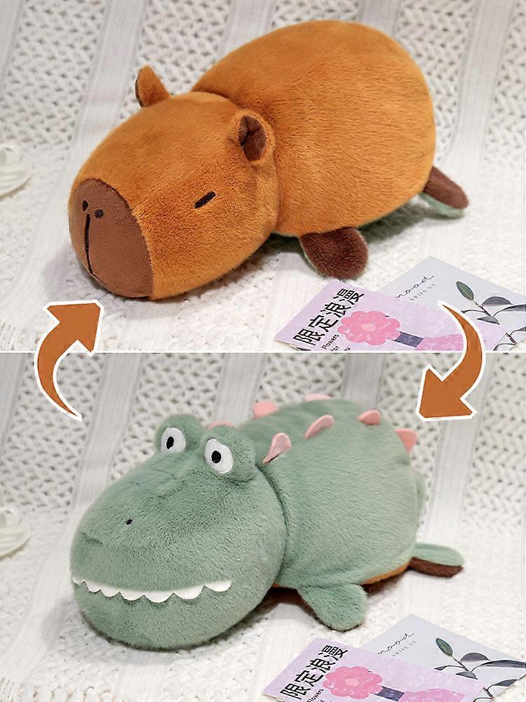 Capybara Transforming Plush Toys - Pelican, Crocodile, Bee, and Turtle Stuffed Dolls, Soft Kids Cushions