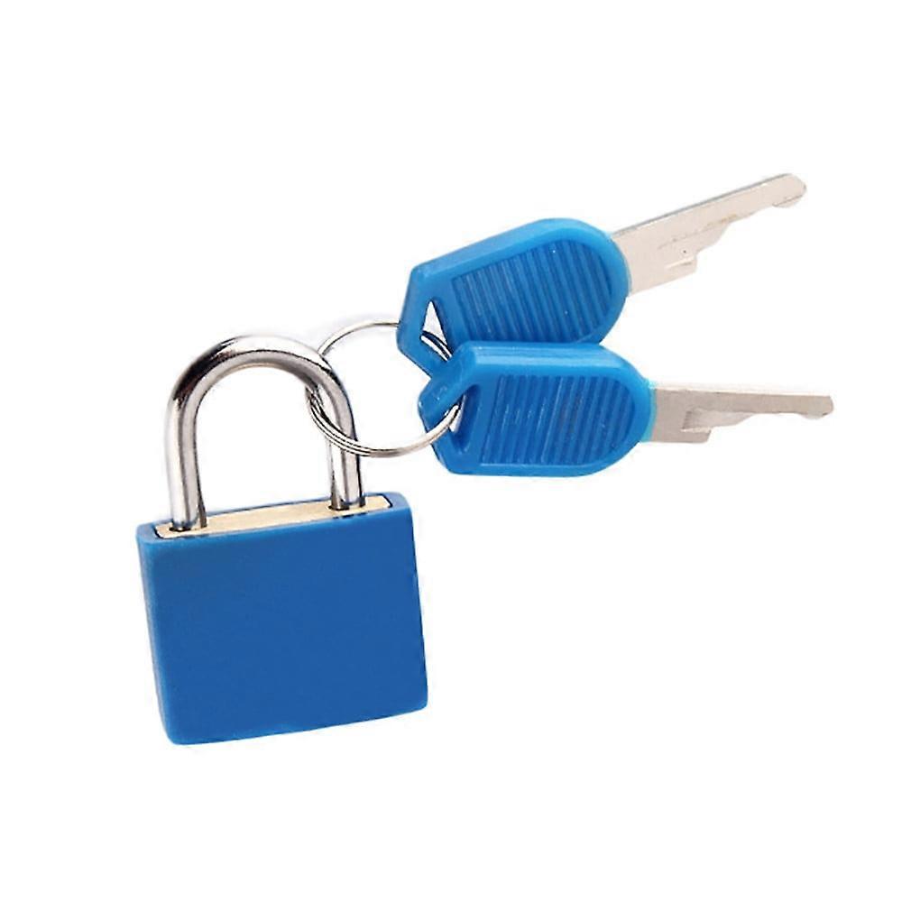 VOSS Small Strong Steel Padlock Travel Suitcase Diary Lock With 2 Keys