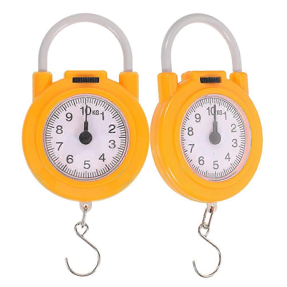 Portable Fish Hanging Scale Handheld Weight Measurement Tool for Home Use 1Pair