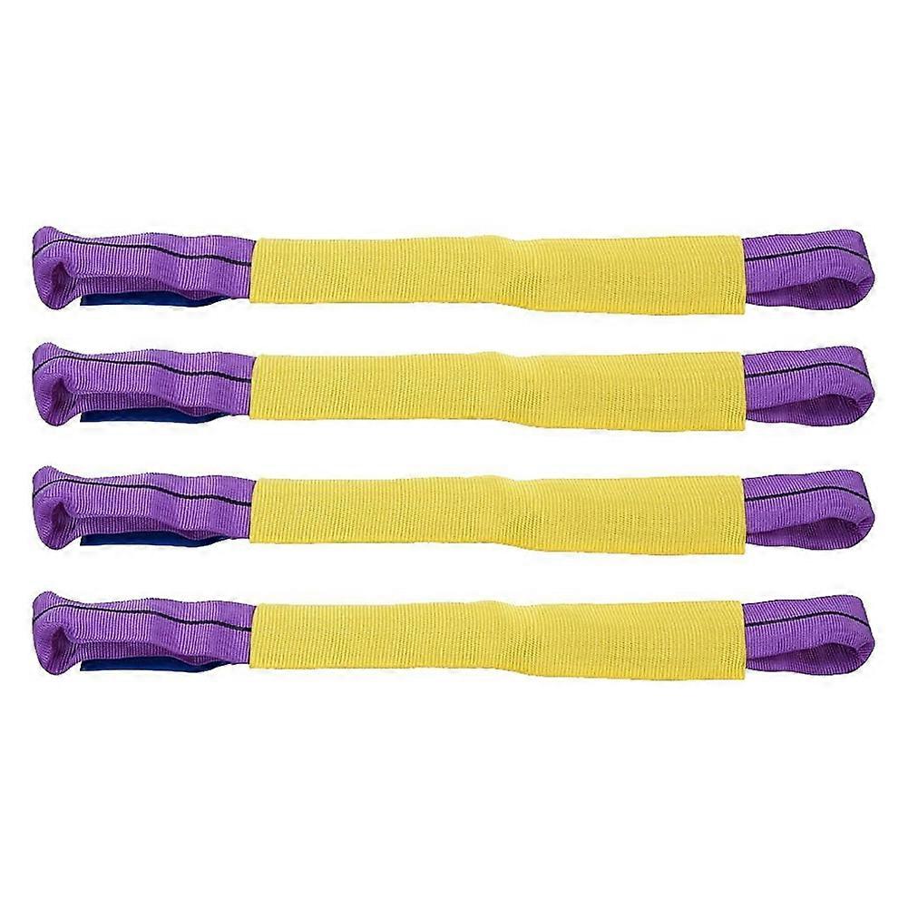 4pcs Tie Down Straps Soft Loop Tie Down Straps Heavy Duty Tie Down Axle Straps Car Retractable Tie Down Loops