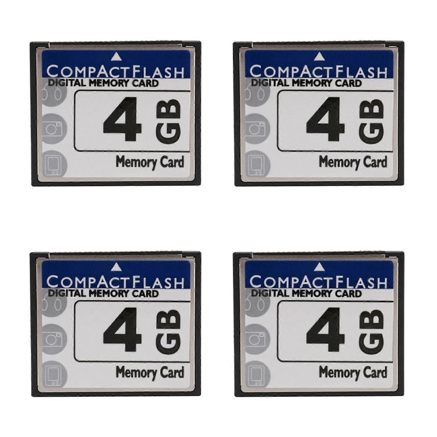 4X Professional 4GB Compact Flash Memory Card(White&Blue)