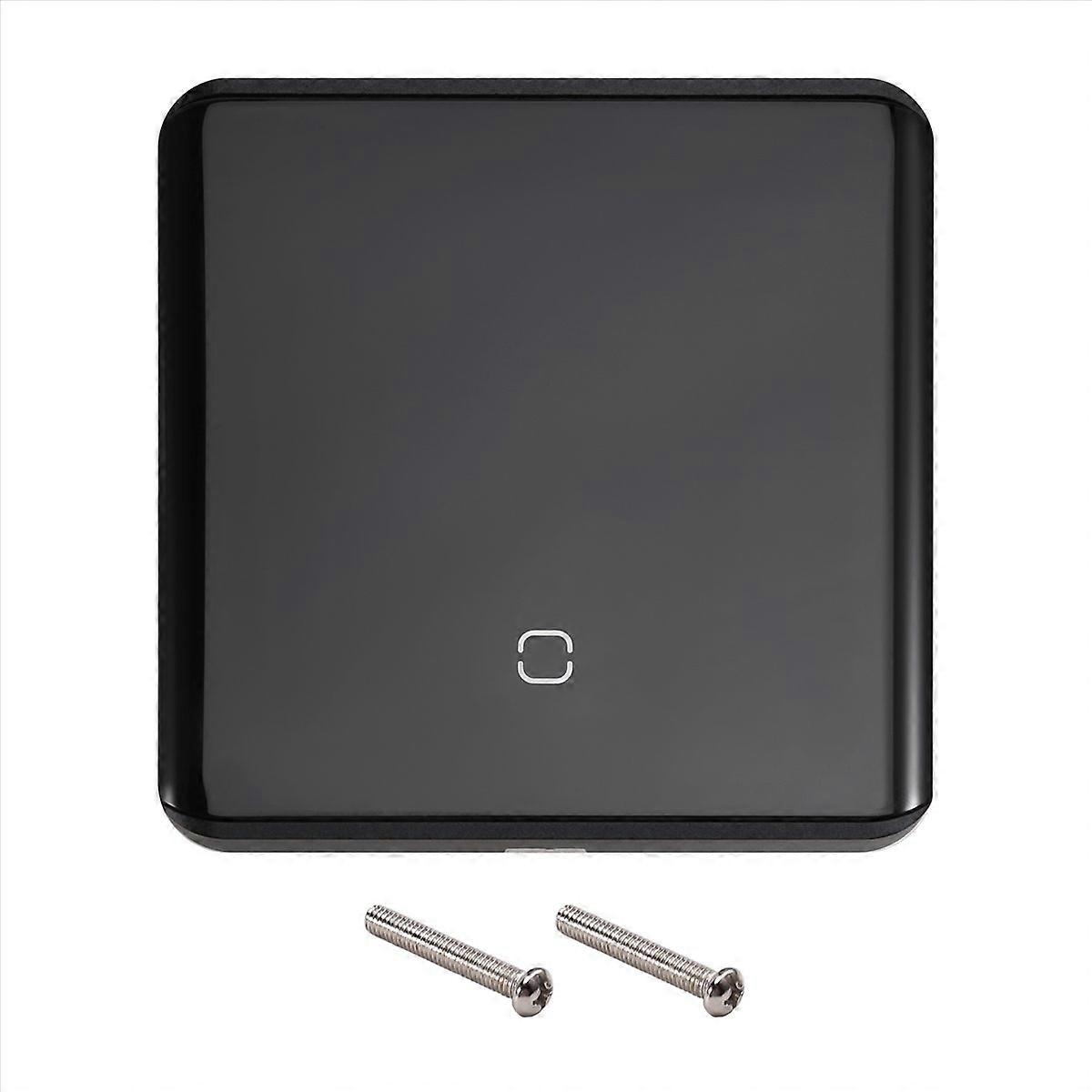 Tuya Smart ZigBee 3.0 Remote Control LED Display Switch Black EU Plug