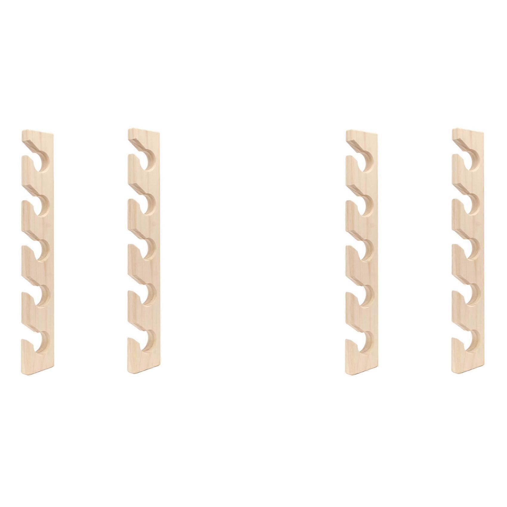 2 PCS Hat Rack for Wall Wooden Baseball Caps Organizer