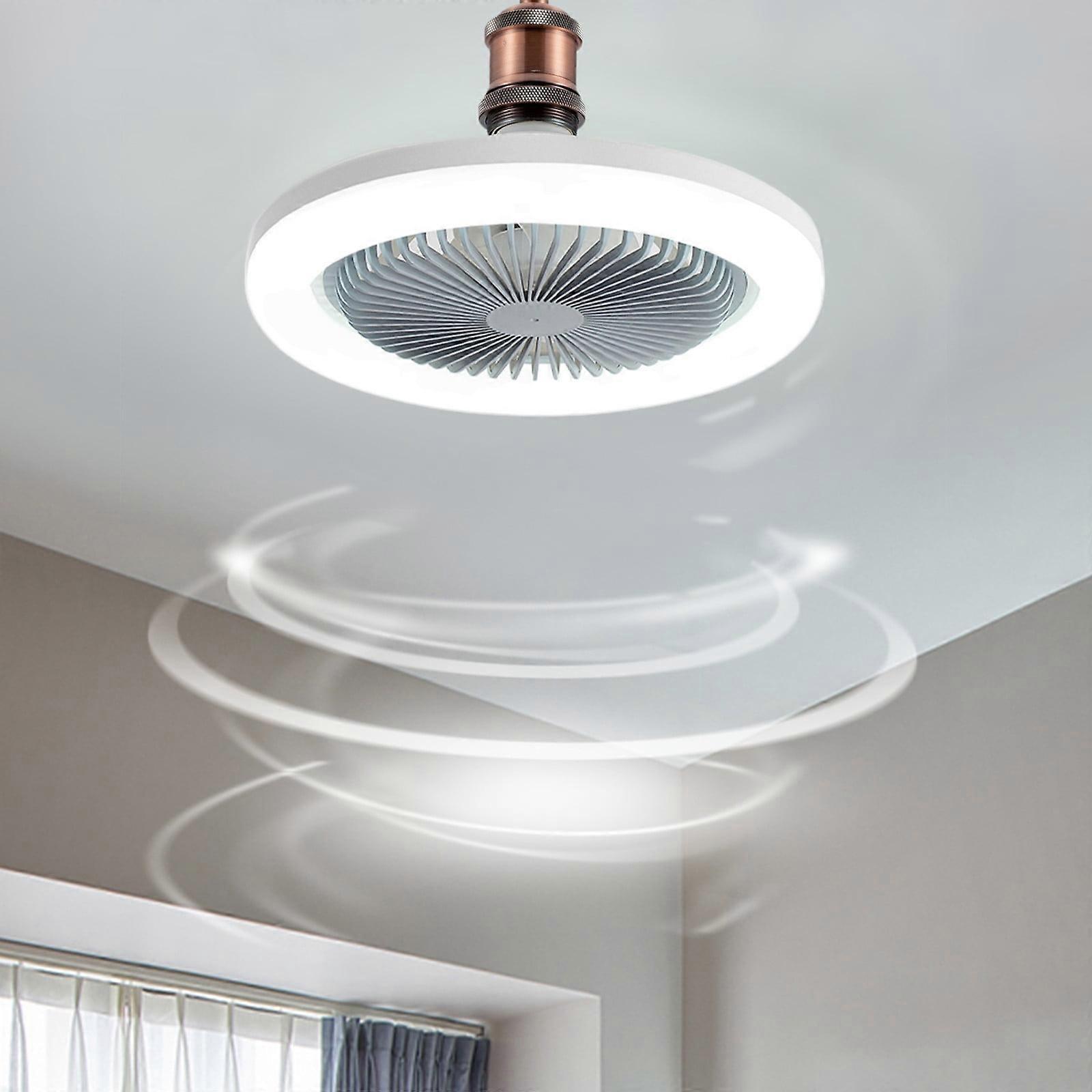 LOOPSUN Valentines Day Savings Clearance 2024! Ceiling Fan With Lights,Enclosed Low Fan Light,Ceiling Light With Fan,Hidden Electric Fan