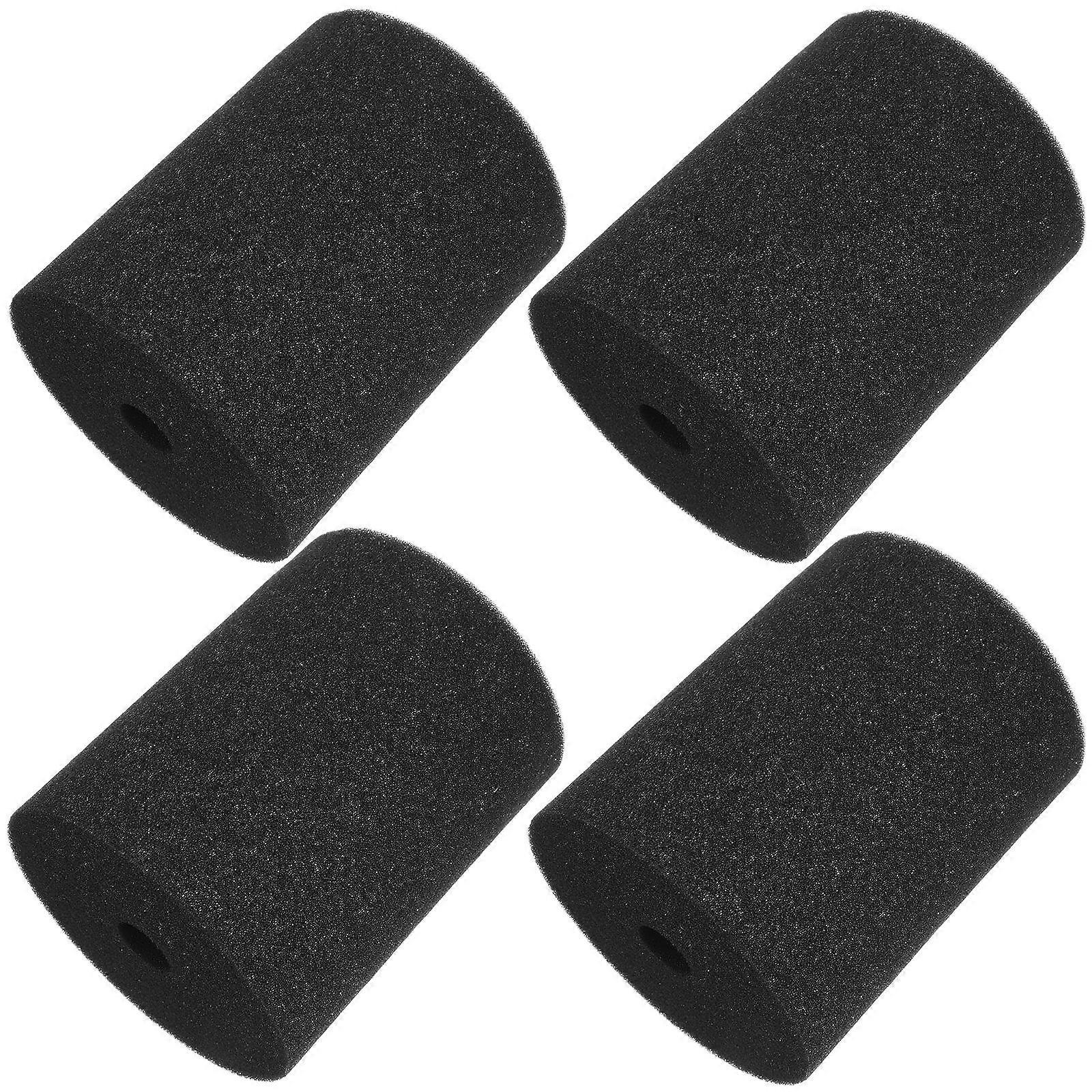 Cup Spinner Foam Inserts 4Pcs Black Sponge Rotating Durable Material