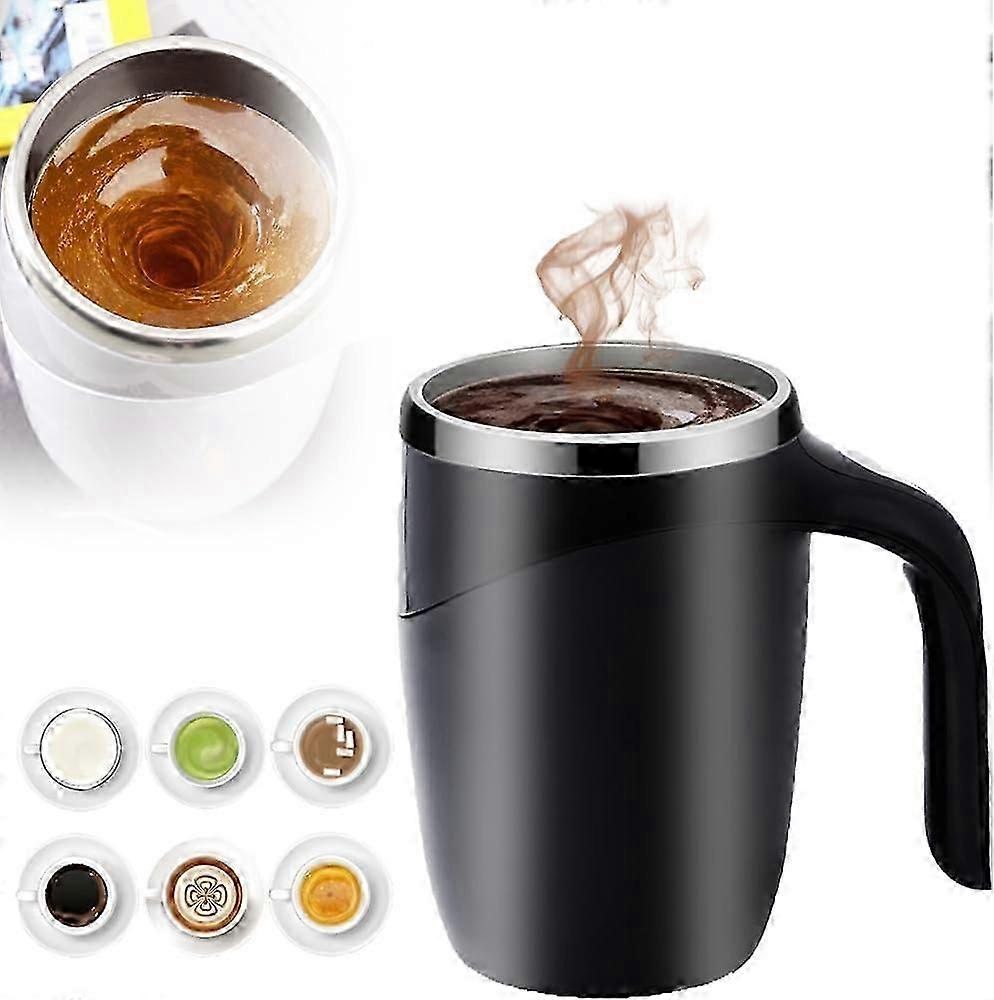 Self stirring coffee mug automatic magnetic rechargeable portable
