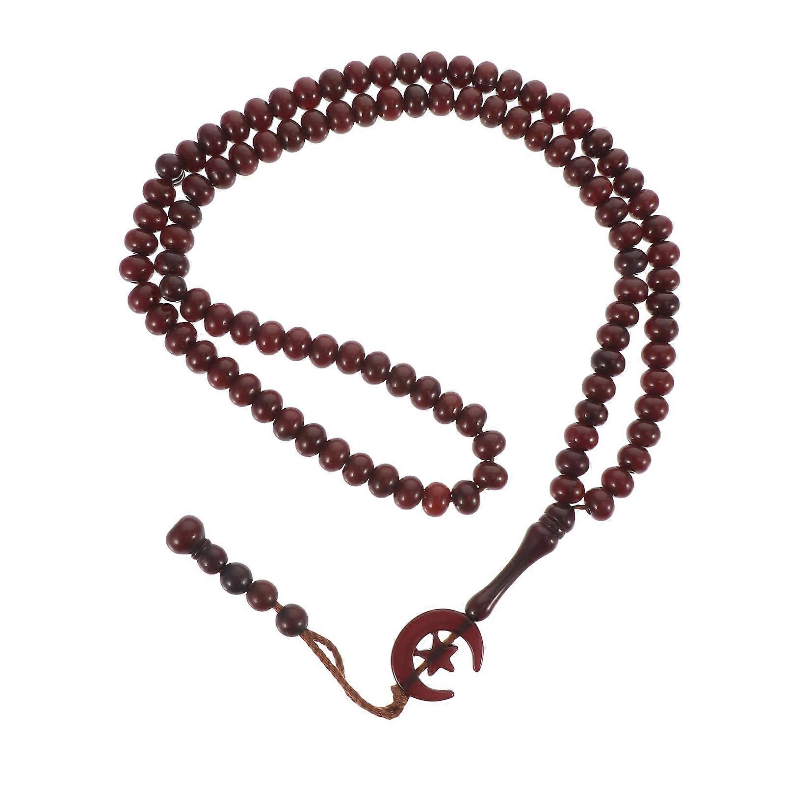 Muslim Prayer Beads Worship Bead String for Delicate 99 Beads