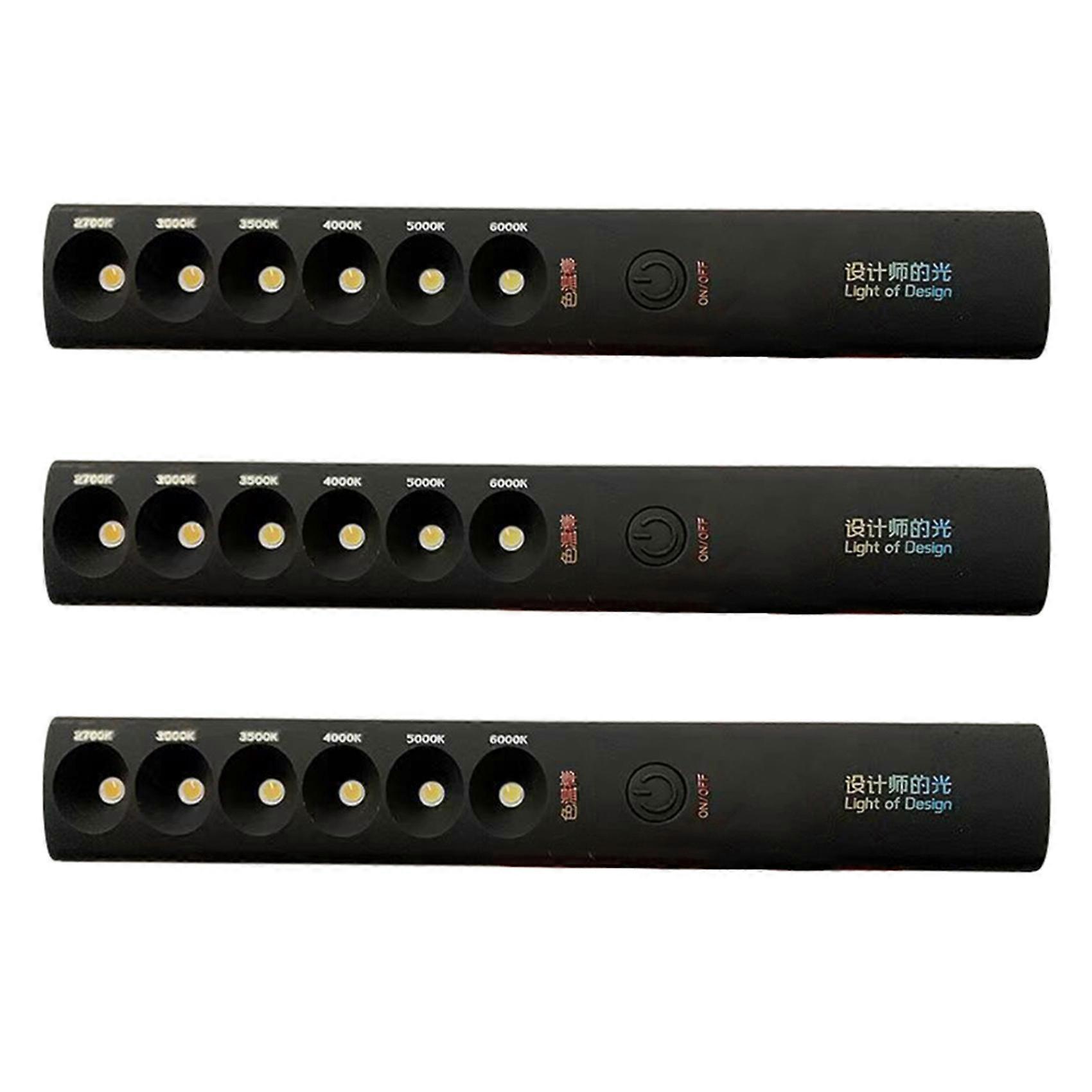 3X 6Modes Color Temperature Lamp Stick Rechargeable 2700KK6000K Photography Light Wand Light Meter MotionSensor Light,A