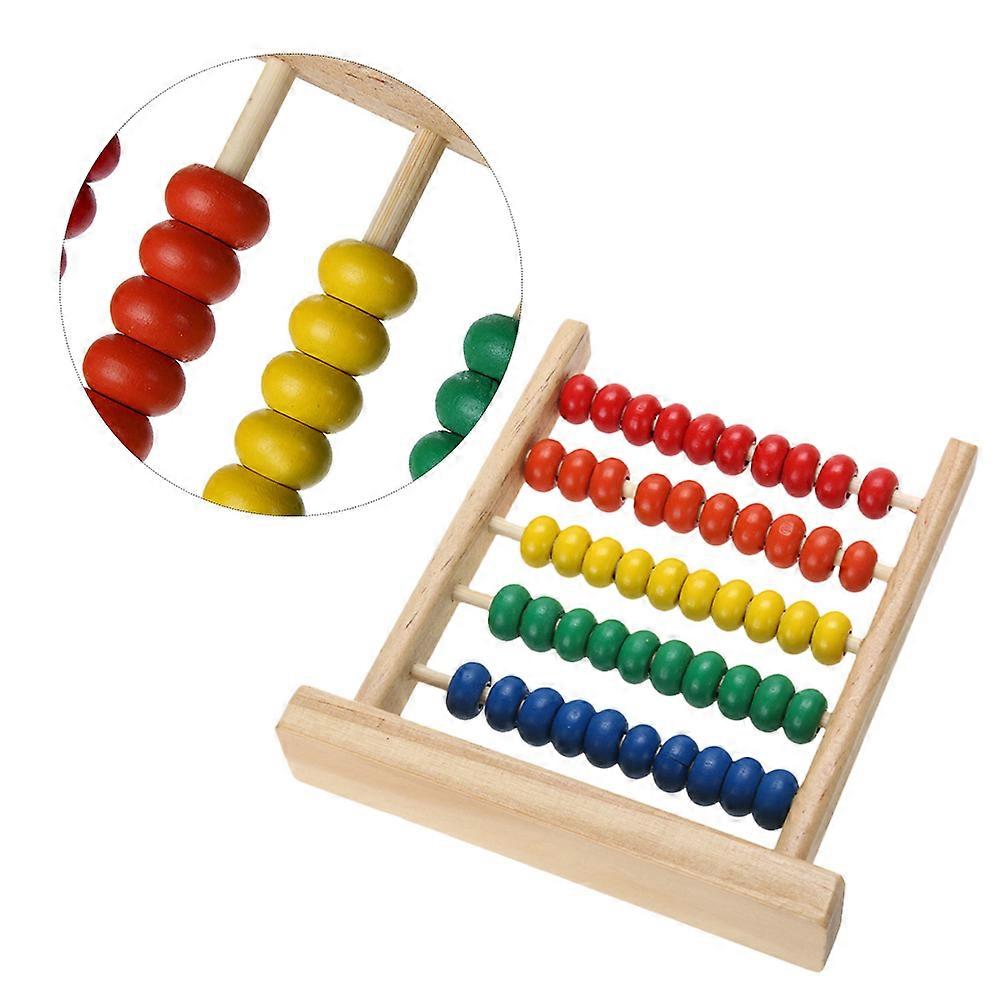 Kids Educational Intelligence Bead Abacus Toy for Learning 5 Rows